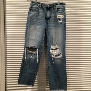 Women's Distressed Boyfriend Jeans